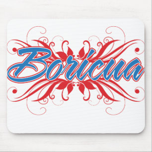 Alfombrilla De Ratón Boricua floral