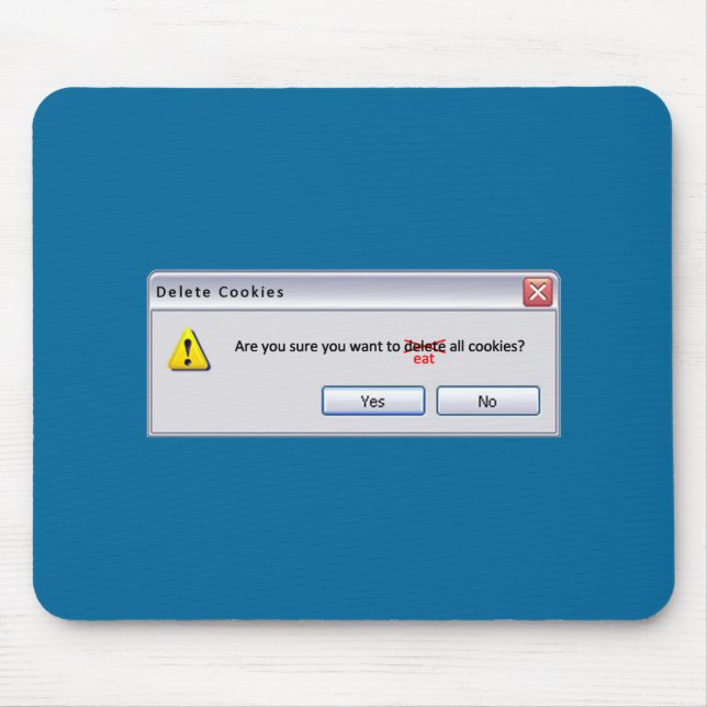 Alfombrilla De Ratón Borrar cookies (Frente)