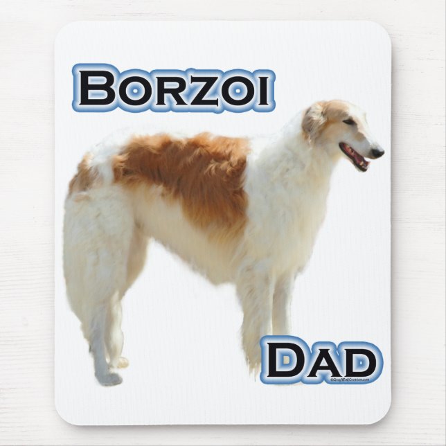 Alfombrilla De Ratón Borzoi Dad 4 (Frente)