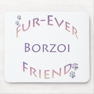 Alfombrilla De Ratón Borzoi Furever