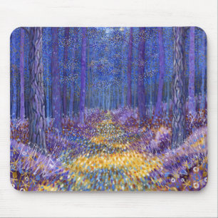Alfombrilla De Ratón Bosque azul 2 2012
