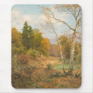 Alfombrilla De Ratón Bosque de otoño - Heinrich Böhmer