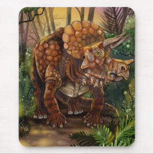 Alfombrilla De Ratón Bosque de Triceratops