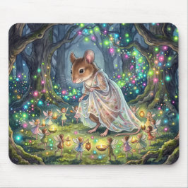 Alfombrilla De Ratón Bosque Encantado Anillo de Hadas