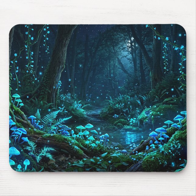 Alfombrilla De Ratón Bosque Mágico (Frente)