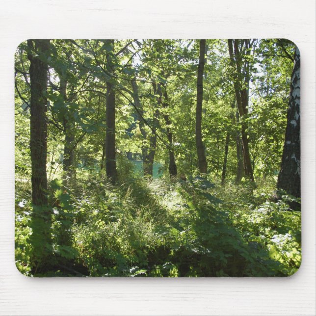 Alfombrilla De Ratón Bosque Mousepad (Frente)