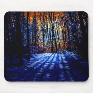 Alfombrilla De Ratón Bosque Nevado