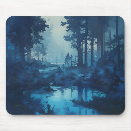 Alfombrilla De Ratón Bosque oscuro