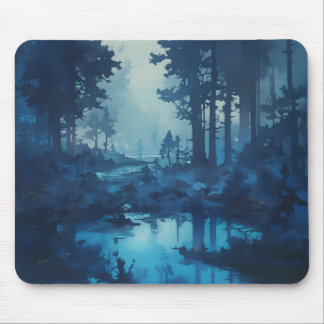 Alfombrilla De Ratón Bosque oscuro
