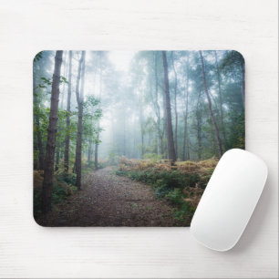Alfombrilla De Ratón Bosques Dark Foggy Woods Norfolk Reino Unido