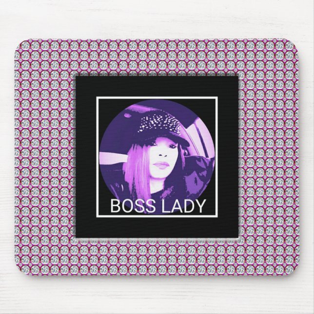 Alfombrilla de ratón Boss Lady Diamonds (Frente)