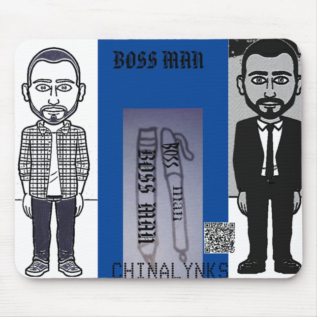 ALFOMBRILLA DE RATÓN BOSS MAN MOUSE PAD (Frente)