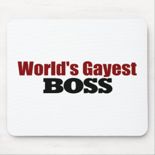 Alfombrilla De Ratón Boss más alegre de los mundos