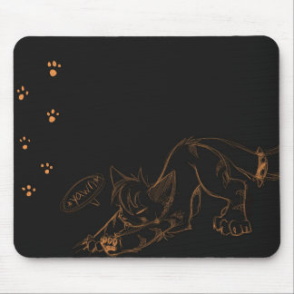 Alfombrilla De Ratón Bostezo salvaje Mousepad de Kaeko