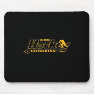 Alfombrilla De Ratón Boston Bruins Hockey Blanco Licencia Oficial