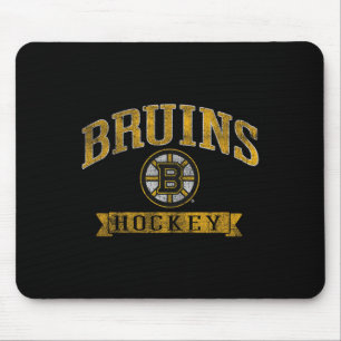 Alfombrilla De Ratón Boston Bruins Hockey Vintage Dark Heather 