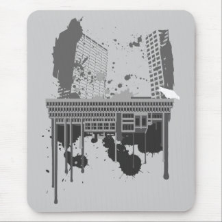 Alfombrilla De Ratón Boston brutal (versión gris)