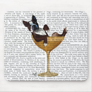 Alfombrilla De Ratón Boston Terrier en cóctel vidrio 2