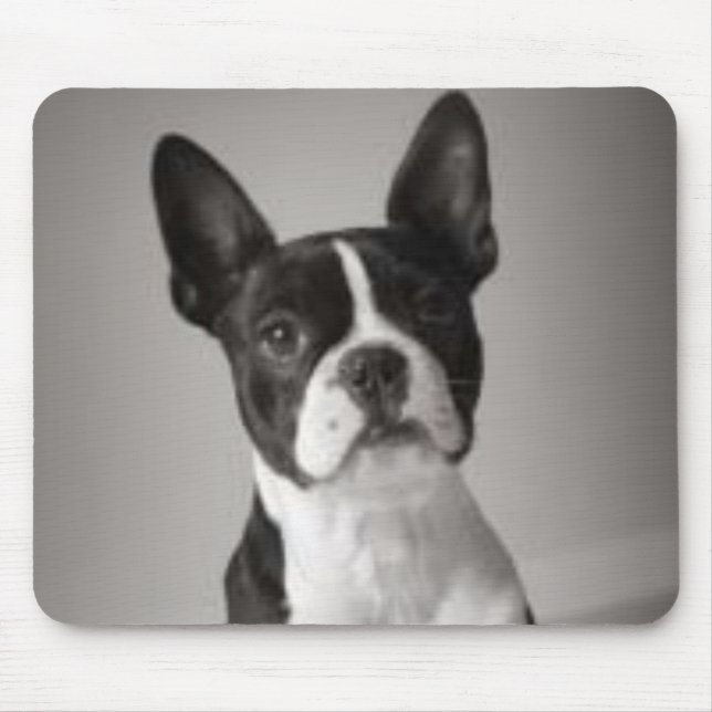 Alfombrilla De Ratón Boston Terrier Mousepad (Frente)