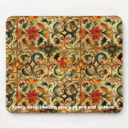 Alfombrilla De Ratón Botánica de la Edad de Oro