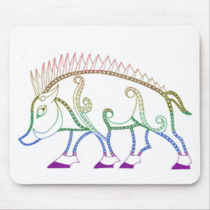 Alfombrilla De Ratón Bote arcoiris