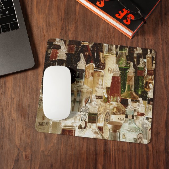 Alfombrilla De Ratón Botellas de Liquor Mousepad (Subido por el creador)