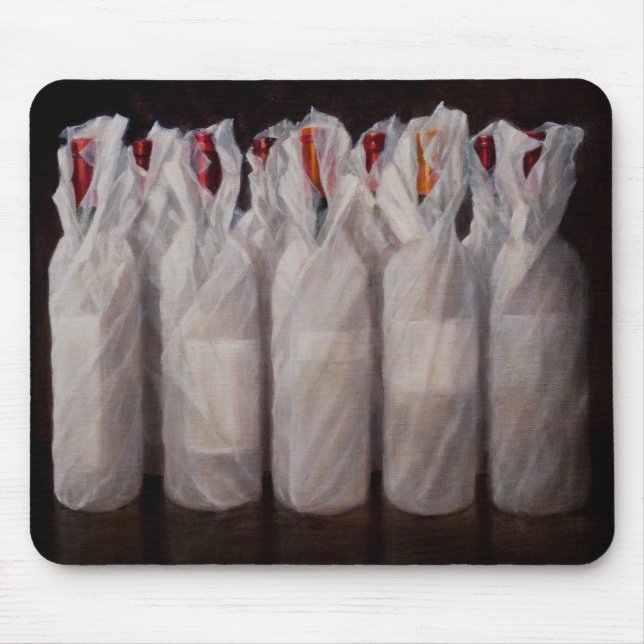 Alfombrilla De Ratón Botellas de vino envueltas 2010 (Frente)