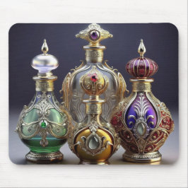 Alfombrilla De Ratón Botellas Perfume de estilo barroco muy ordenado