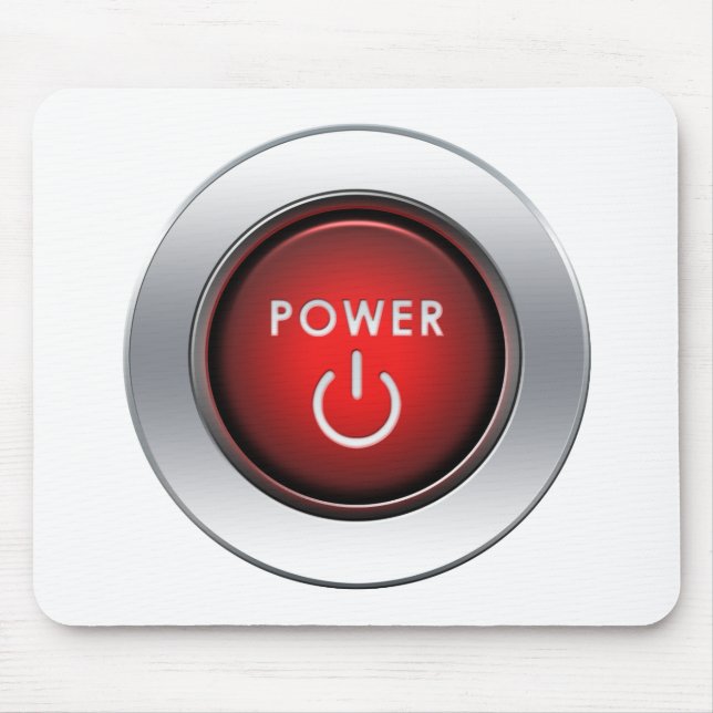 Alfombrilla De Ratón Botón de encendido (Frente)