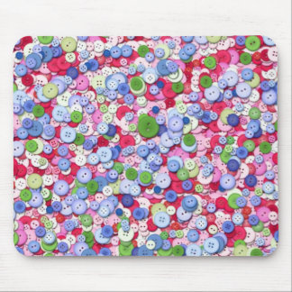 Alfombrilla De Ratón Botones Mousepad