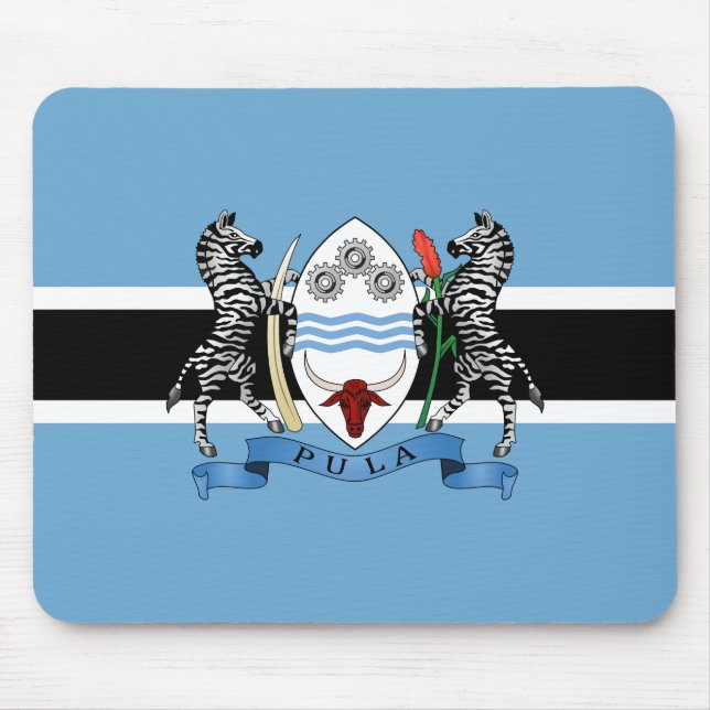 Alfombrilla De Ratón Botsuana Escudo de armas/Almohadilla del ratón (Frente)