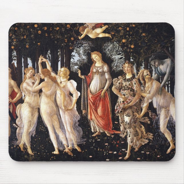 Alfombrilla De Ratón BOTTICELLI -Primavera 1482 (Frente)