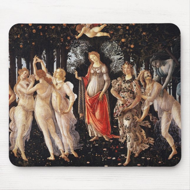 Alfombrilla De Ratón Botticelli Primavera Mouse Pad (Frente)