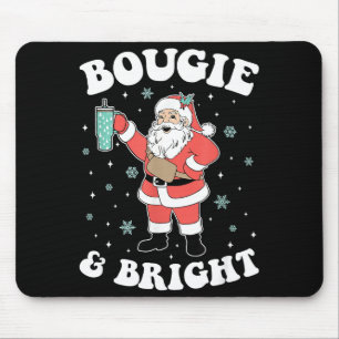 Alfombrilla De Ratón Bougie & Bright Divertido Santa Claus de Navid