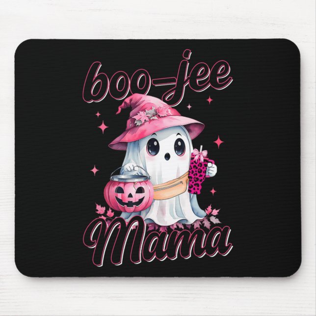 Alfombrilla De Ratón Boujee Boo Jee Spooky Ghost Halloween (Frente)
