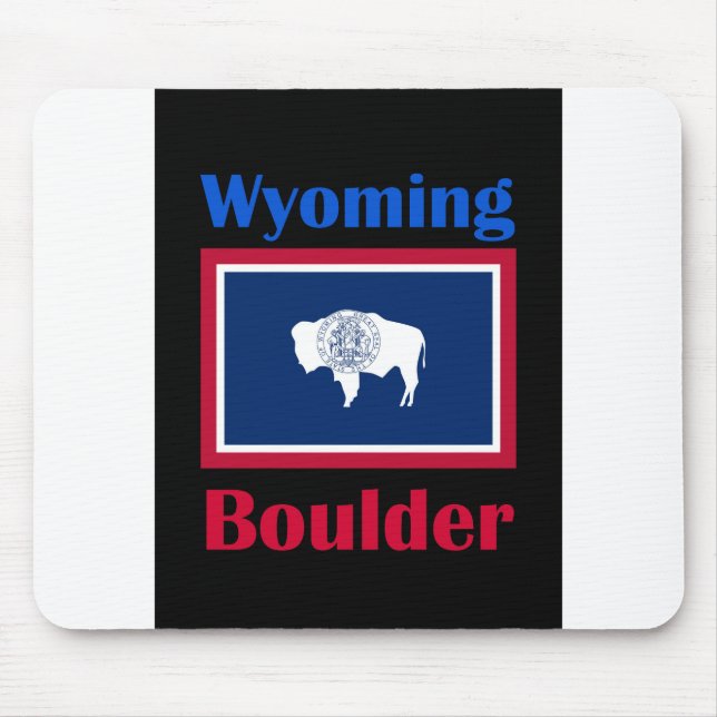 Alfombrilla De Ratón Boulder Wyoming (Frente)