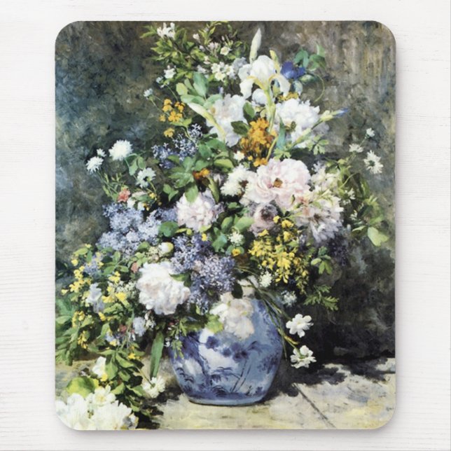 Alfombrilla De Ratón "Bouquet de primavera" de Renoir - Mousepad (Frente)