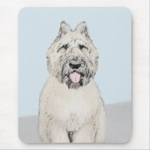 Alfombrilla De Ratón Bouvier des Flandres Painting - Original Dog Art