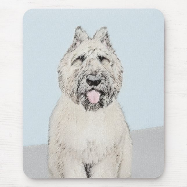 Alfombrilla De Ratón Bouvier des Flandres Painting - Original Dog Art (Frente)