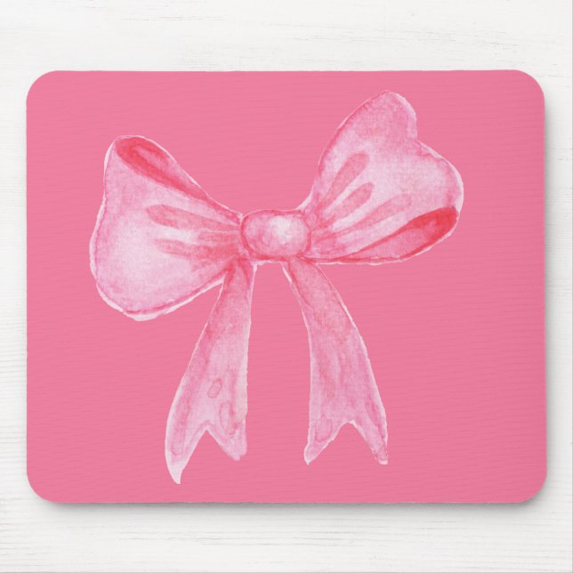 Alfombrilla De Ratón Bow rosa para almohadilla de ratón - Colección de  (Frente)