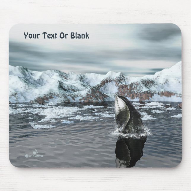 Alfombrilla De Ratón Bowhead Whale (Frente)