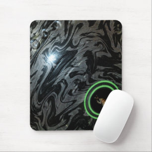 Alfombrilla De Ratón Bowl De Césped Negro Y Gris, Mousepad