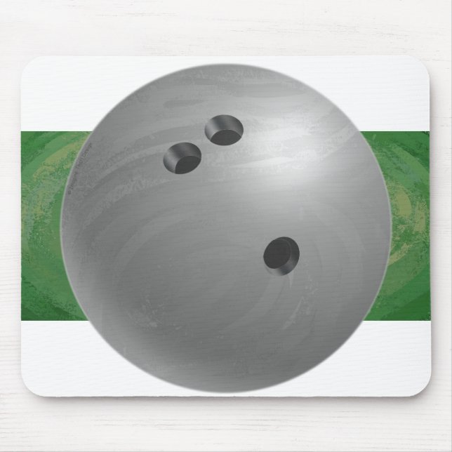 Alfombrilla De Ratón Bowling Ball Gray (Frente)