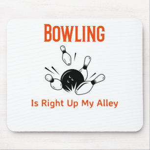 Alfombrilla De Ratón Bowling está justo arriba de mi callejón