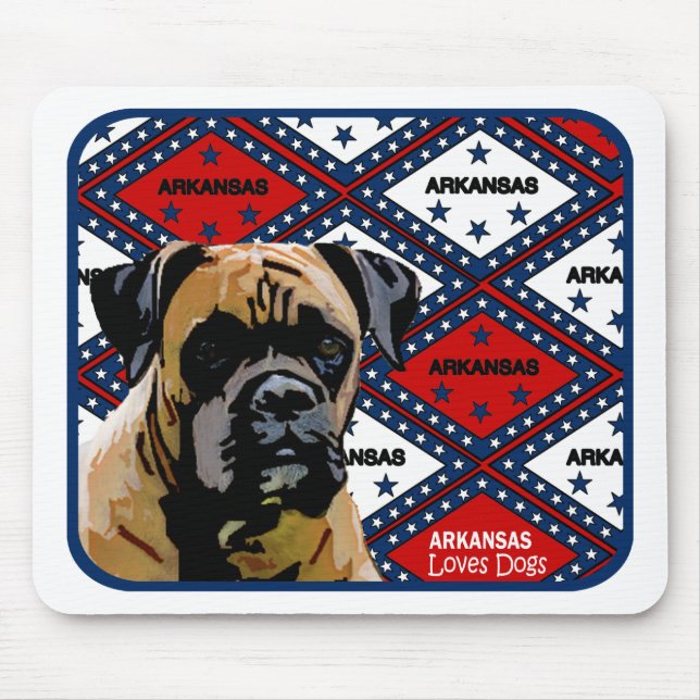 Alfombrilla De Ratón Boxeador de Arkansas (Frente)