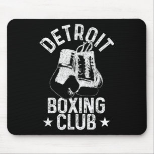 Alfombrilla De Ratón Boxeador de Artes Marciales de Michigan