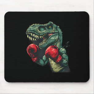 Alfombrilla De Ratón Boxeador de dinosaurios Boxeo Dinosaurio Kickboxin