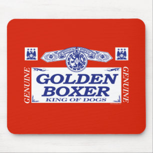 Alfombrilla De Ratón Boxeador de oro