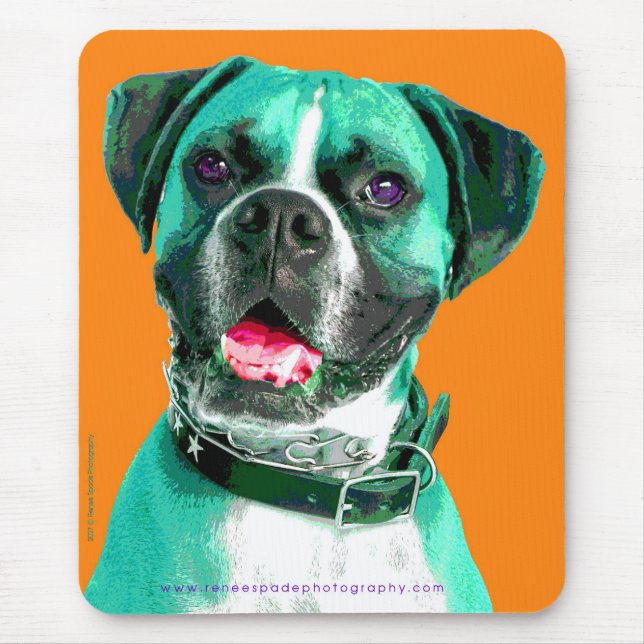 Alfombrilla De Ratón Boxeador del ARTE POP (Frente)