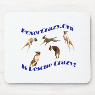 Alfombrilla De Ratón Boxeador Mousepad loco - aire Abby